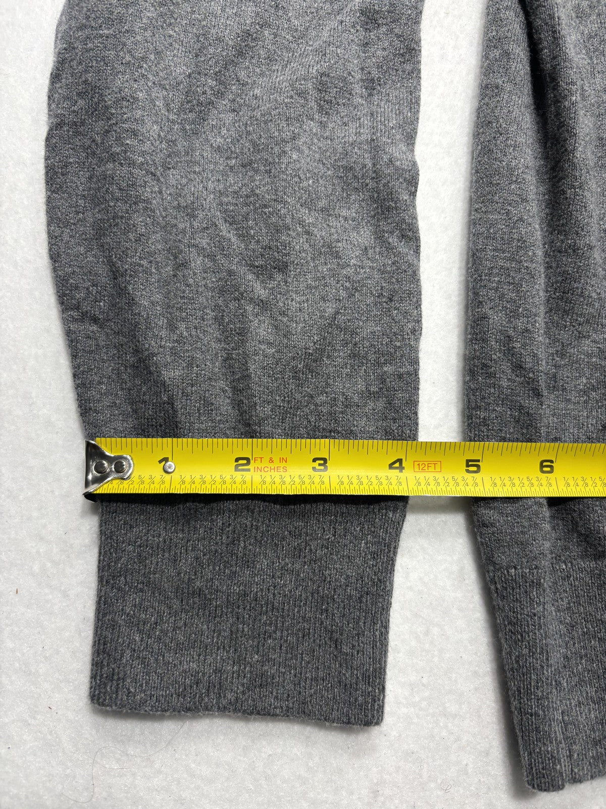 Banana Republic Sweater Mens Large Blue Gray Striped Crew Neck Knit Pullover