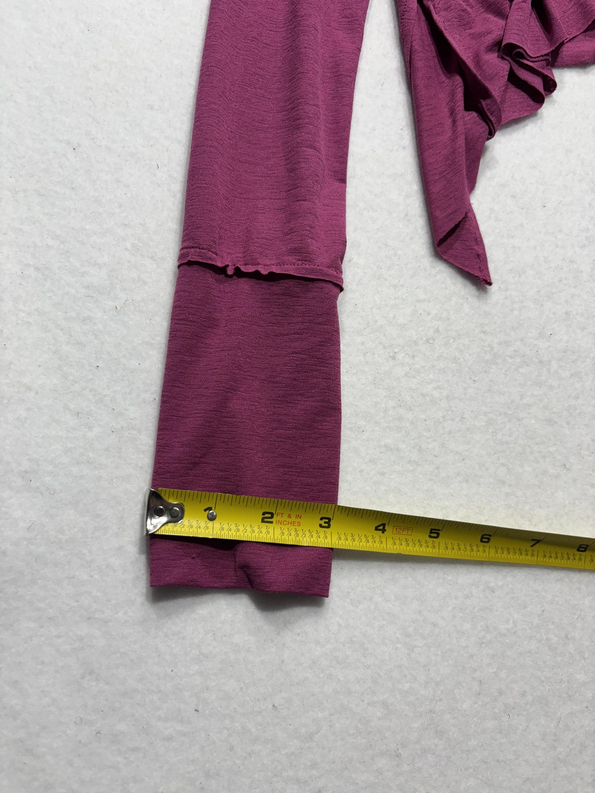 FP Movement Shirt Womens XS/S Pink Cropped Long Sleeve Crew Neck Yoga Athletic