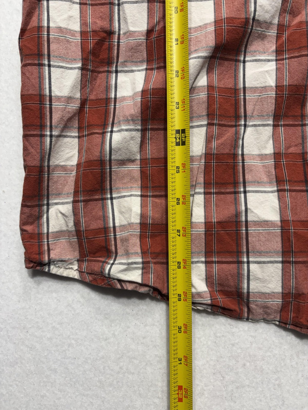 Carhartt Shirt Mens 2XL Red Plaid Long Sleeve Button Up Relaxed Fit Workwear