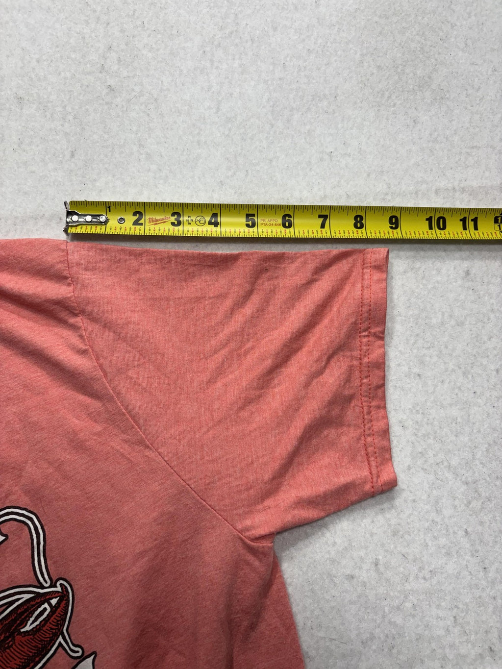 Academy Sports + Outdoors Shirt Mens Large Pink Boil Crew Crawfish Graphic Tee