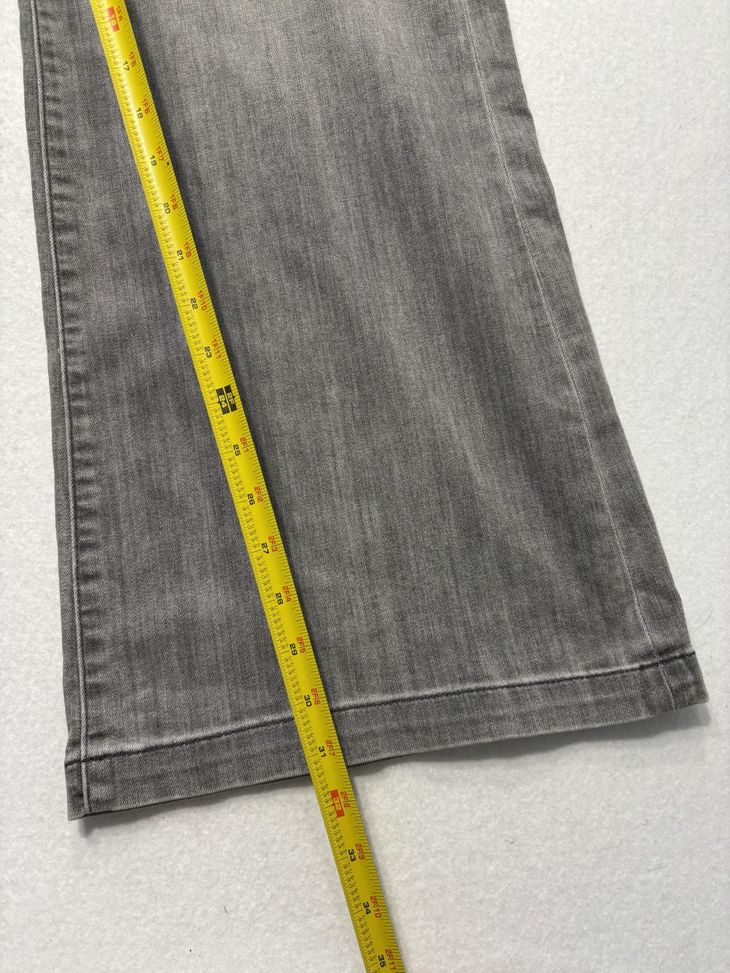 White House Black Market Utility Cargo Jeans Womens 10R Gray High Rise Wide Leg