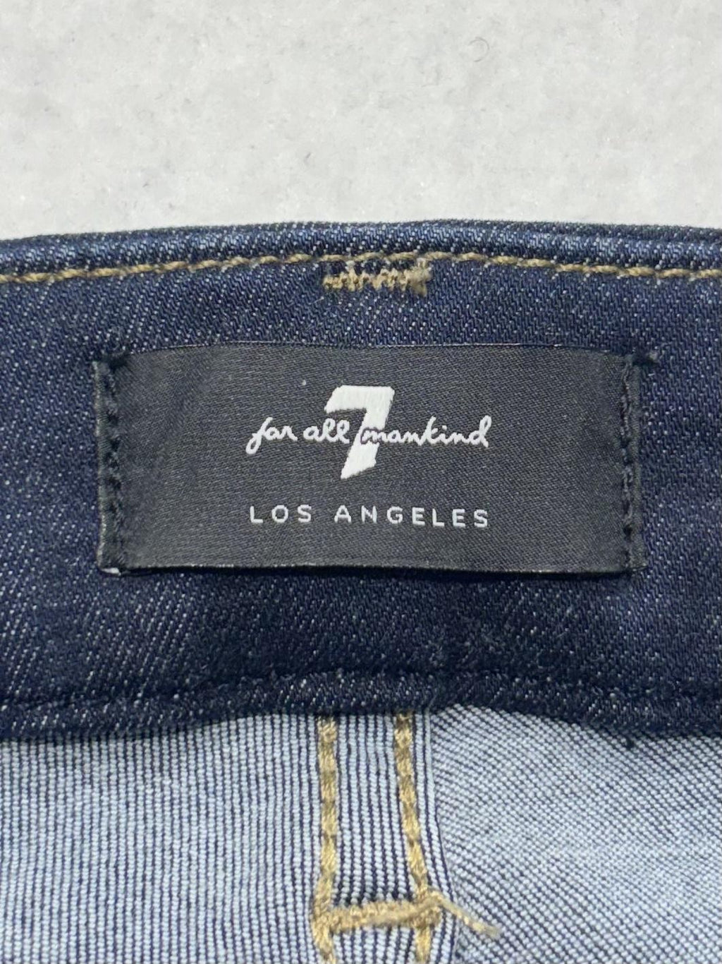 7 For All Mankind Kimmie Bootcut Jeans Womens 28 Blue Mid Rise Stretch 28x32