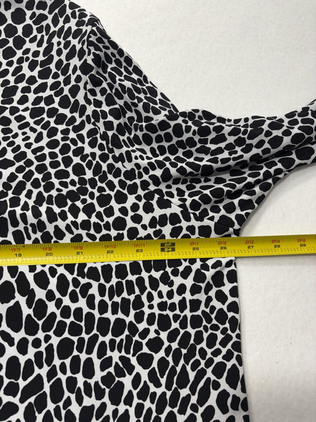MICHAEL Michael Kors Blouse Womens 3X Black Animal Print Scoop Neck Tunic Top