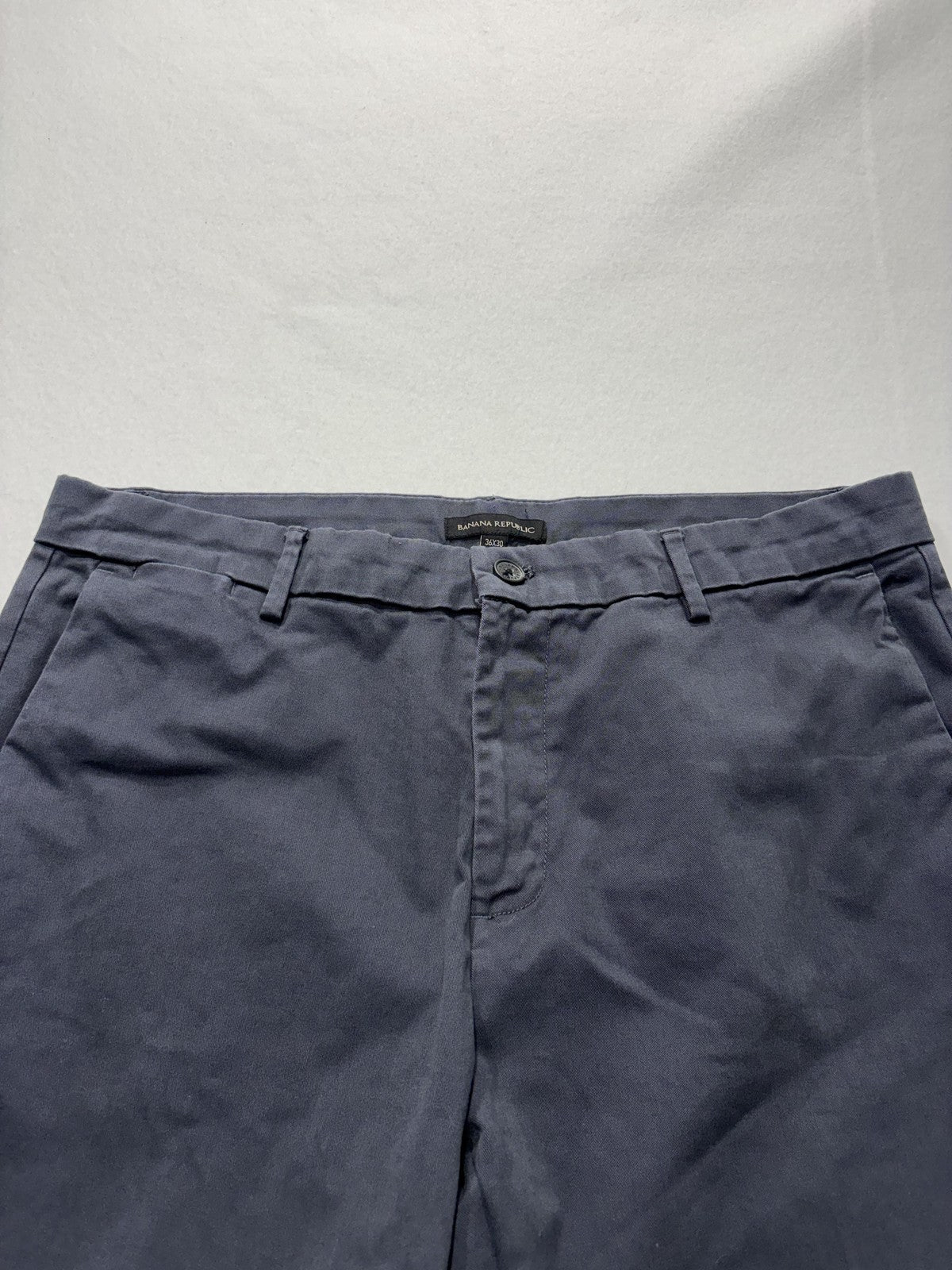 Banana Republic Chino Pants Mens 36x30 Gray Straight Leg Cotton Casual Work