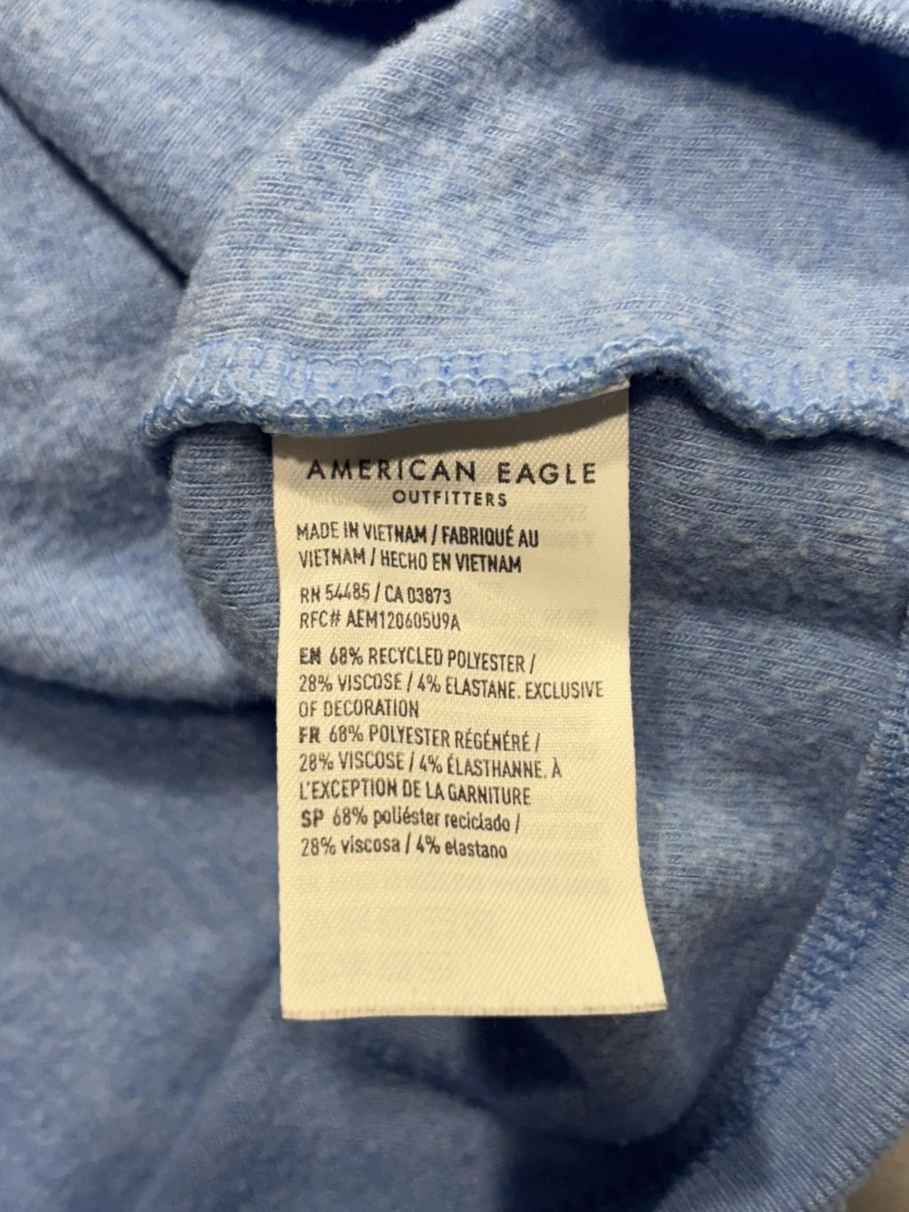 American Eagle Outfitters Camisole Tank Top Womens M Blue Adjustable Strap