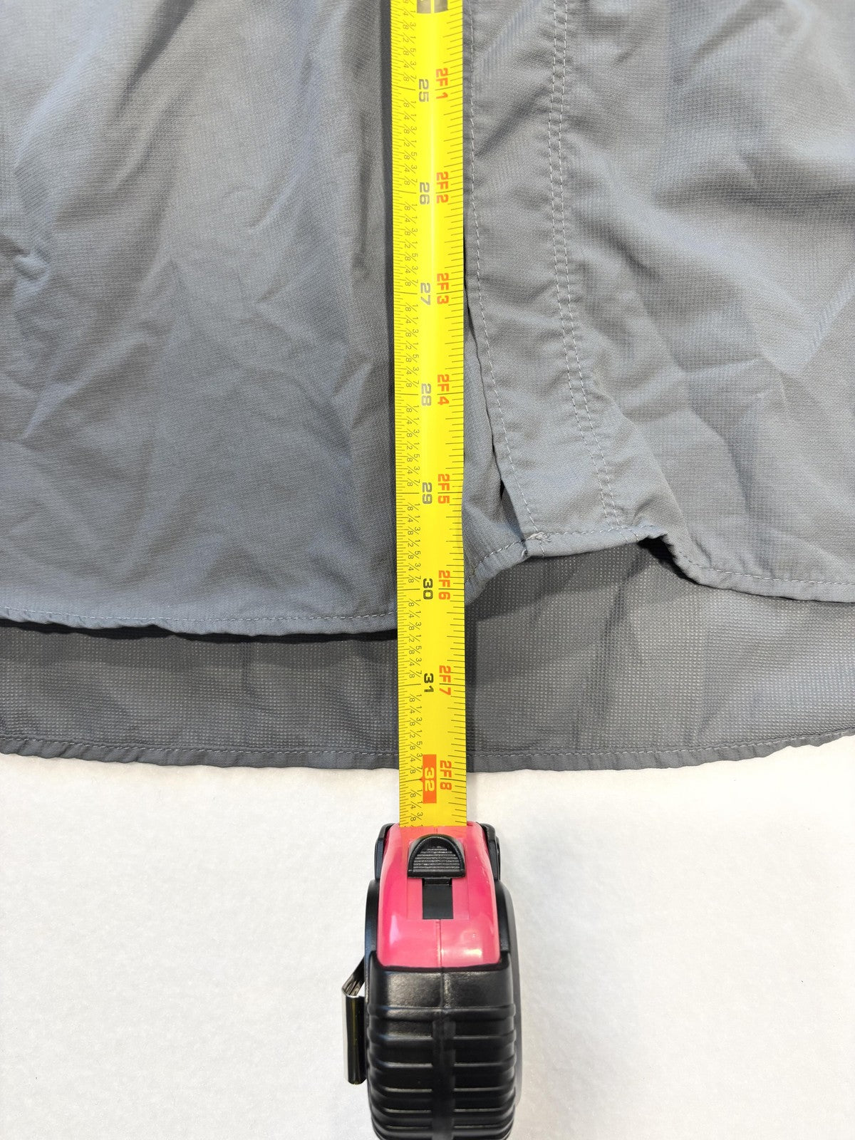 Columbia Shirt Mens Big 1X Gray Omni-Shade Sun Protection Fishing Lightweight
