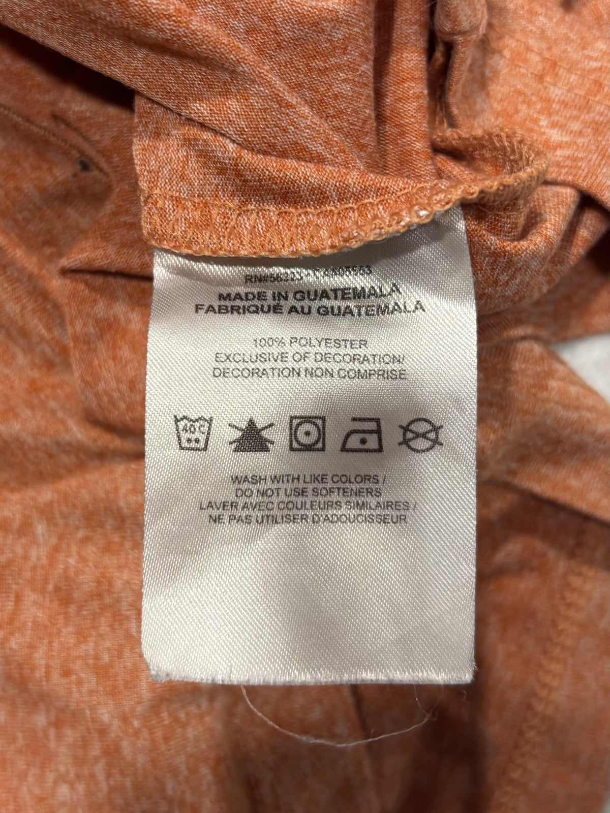 Nike Dri-FIT Shirt Mens Medium Orange The Nike Tee Short Sleeve Lightweight