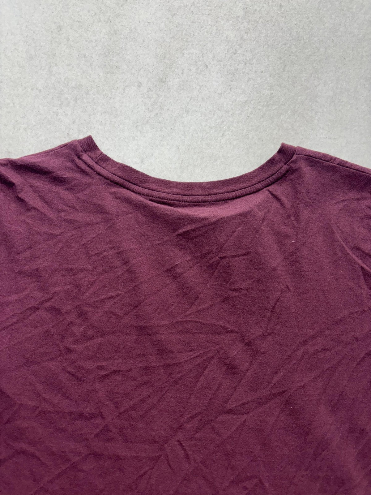 Universal Thread Shirt Womens Medium Purple Crew Neck Short Sleeve Cropped Tee