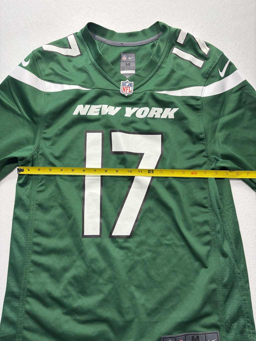 New York Jets Jersey Mens Medium Green NFL Football Nike Garrett Wilson 17