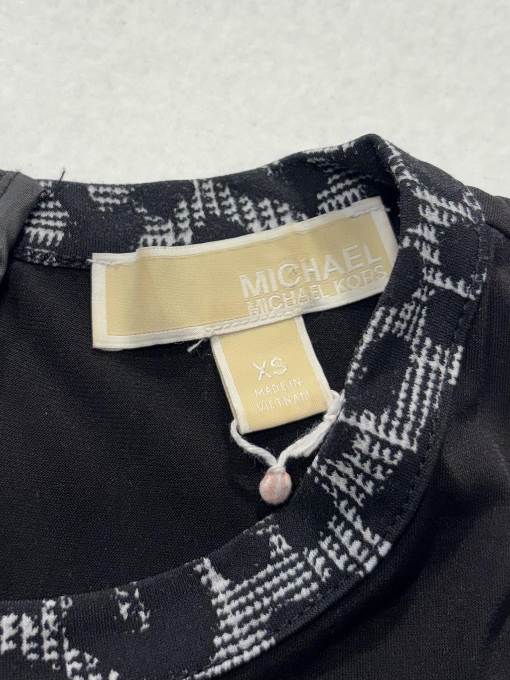 MICHAEL Michael Kors Dress Womens XS Black Crew Neck Sleeveless Sheath Stretch