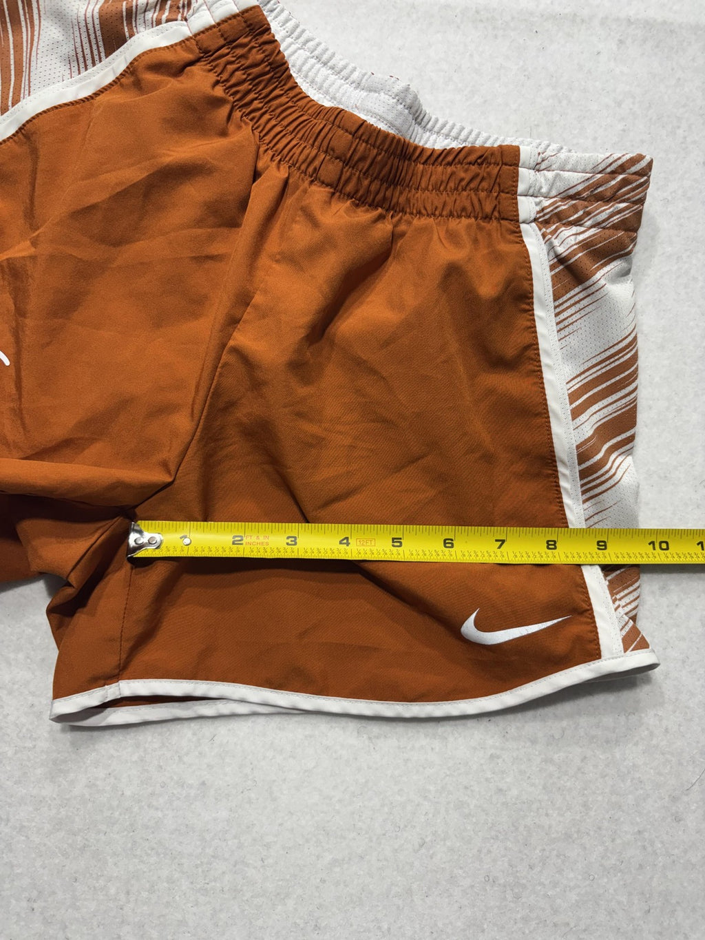 Texas Longhorns Shorts Womens XS Orange NCAA Track Field Nike Dri Fit Running