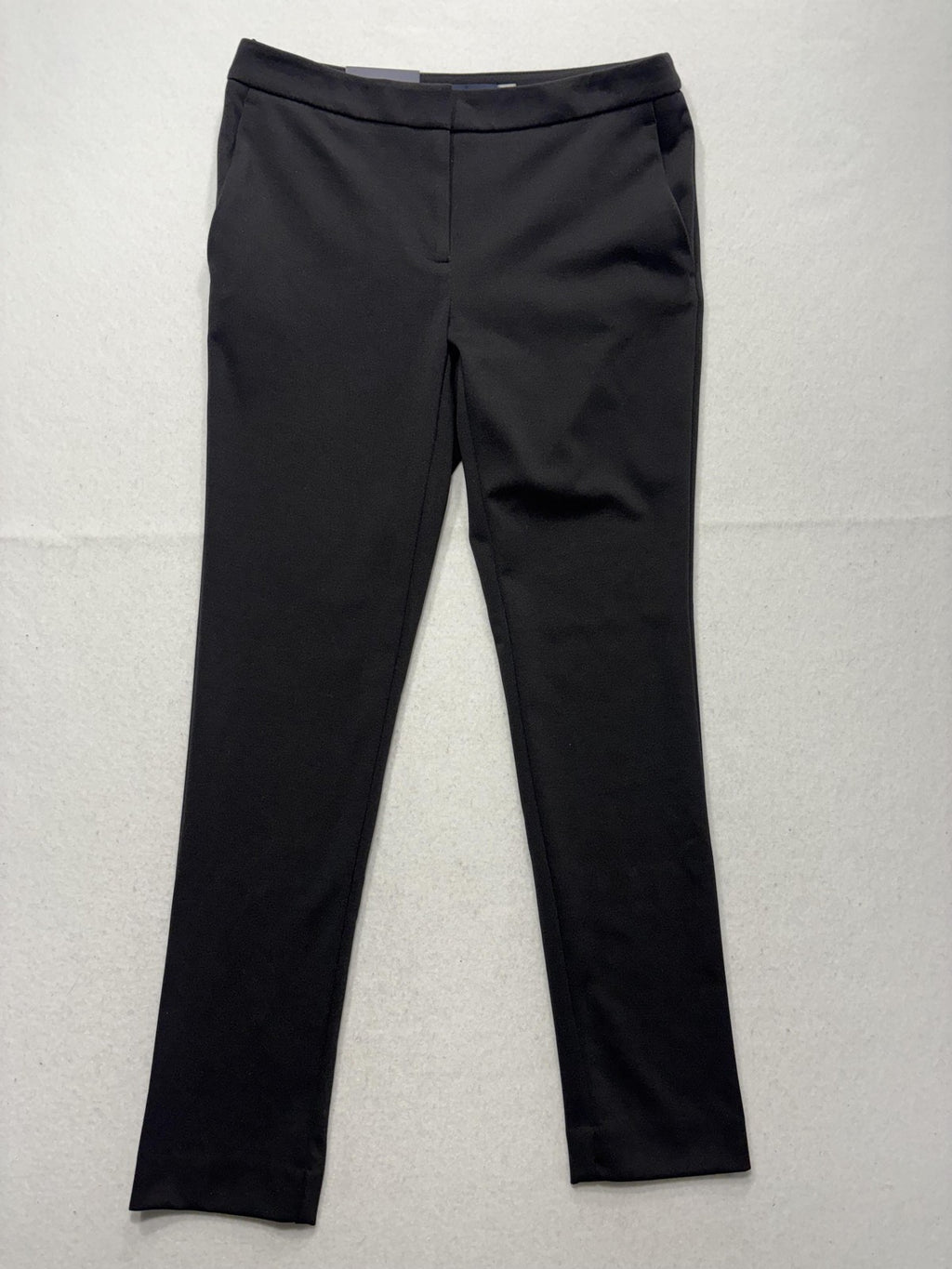 Tommy Hilfiger Dress Pants Womens 2 Black Newport Ankle Ponte Slim Leg Work