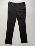 Tommy Hilfiger Dress Pants Womens 2 Black Newport Ankle Ponte Slim Leg Work