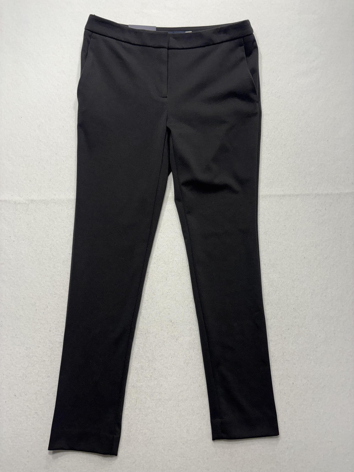 Tommy Hilfiger Dress Pants Womens 2 Black Newport Ankle Ponte Slim Leg Work