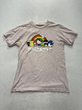 Sanrio Shirt Womens S Pink Hello Kitty And Friends Rainbow Graphic Tee SIL-34706