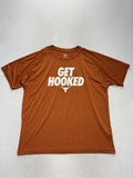 Texas Longhorns Shirt Mens XL Orange NCAA Football Rivalry Threads Get Hooked