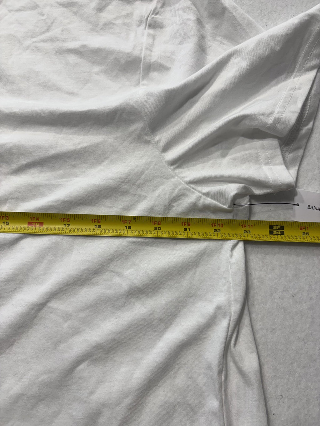 Banana Republic Shirt Mens XL White Premium Wash Crew Neck Short Sleeve Tee