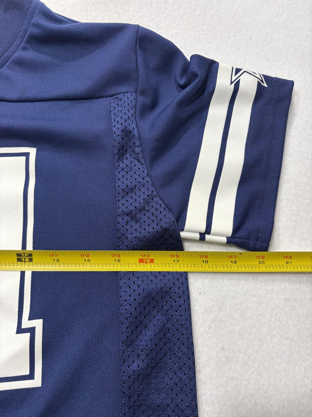 Dallas Cowboys Jersey Boys Medium Blue NFL Football Authentic Elliott 21