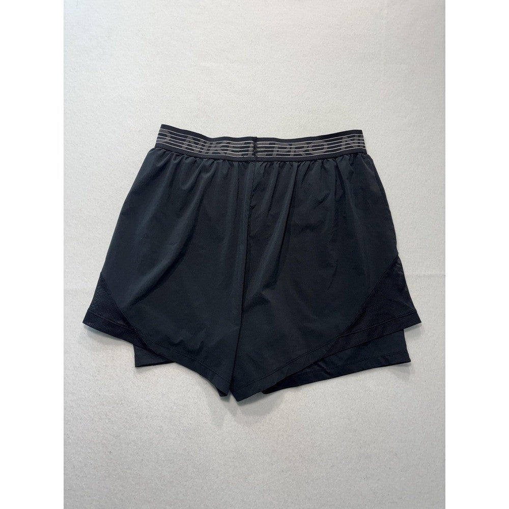Nike Pro Dri-FIT Shorts Mens Large Black 5" Inseam Lined Running Lightweight
