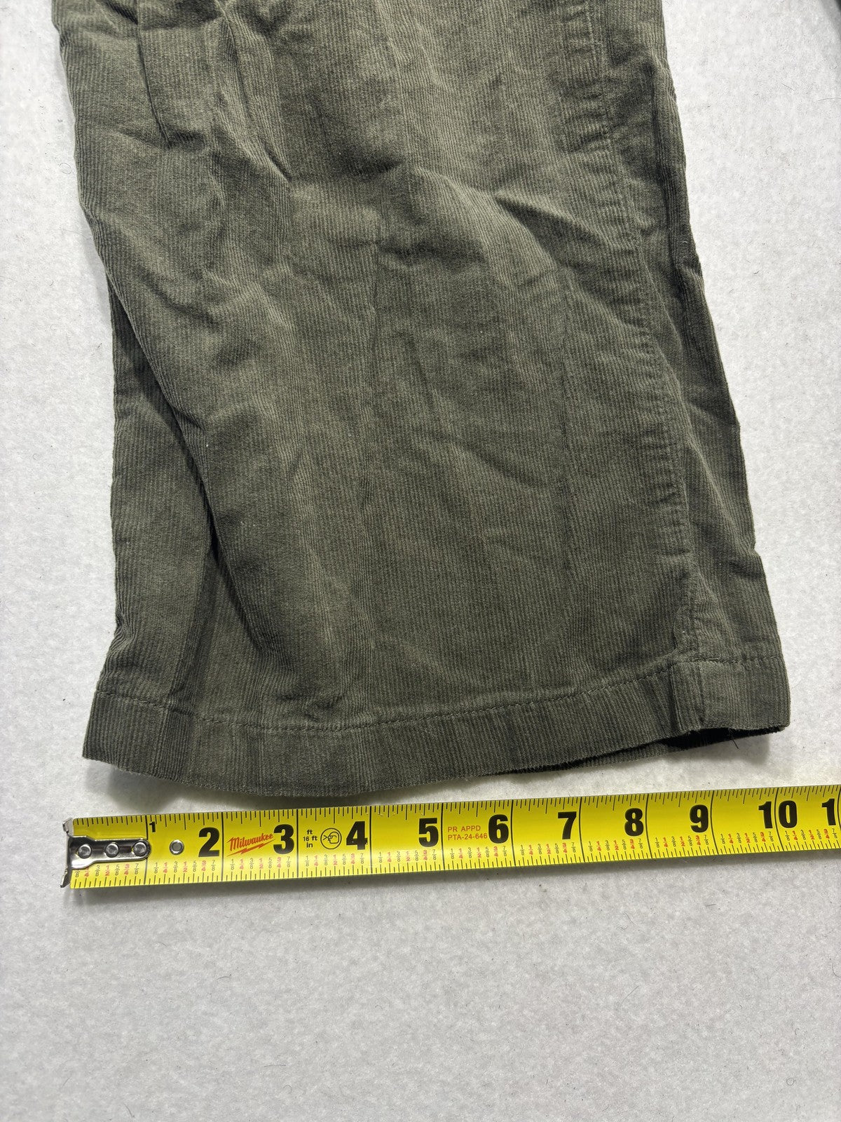 Angel Kiss Green Corduroy Cargo Pants Juniors 11/30 Straight Leg 79374JC00084RJ