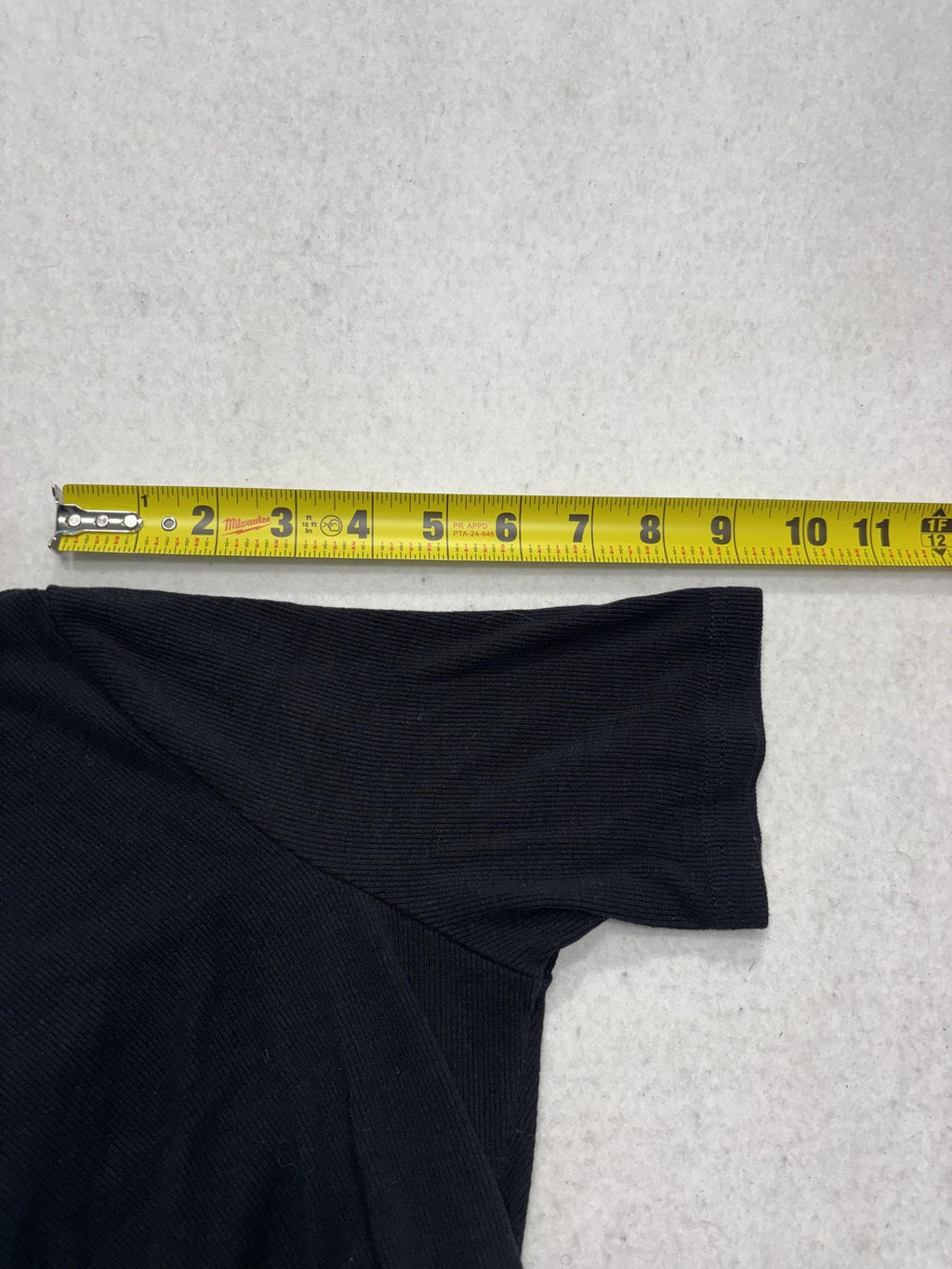 Shirt Womens Small Black Mock Neck Short Sleeve Stretch Tee Basic Casual