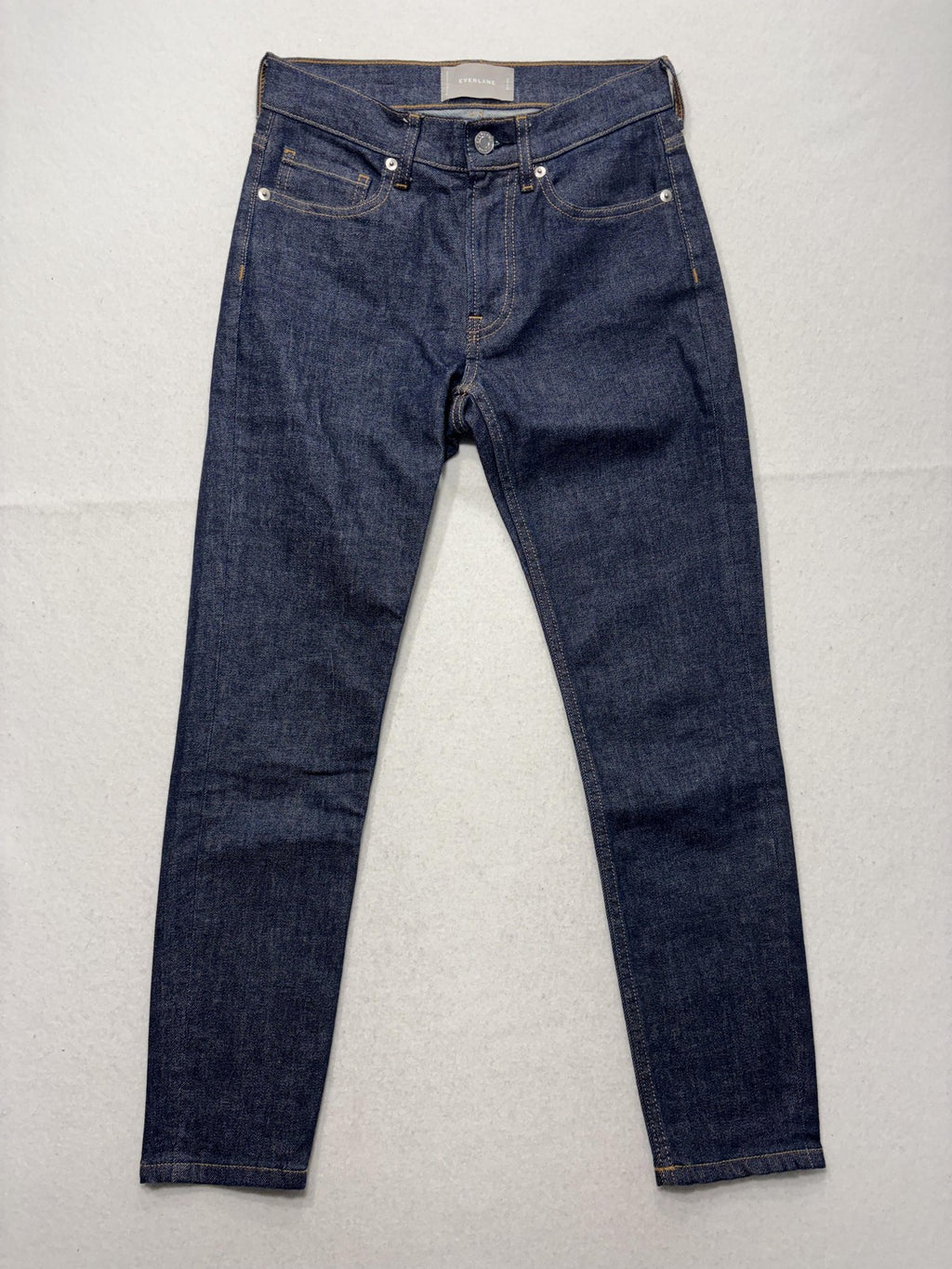 Everlane Jeans Womens 25 Ankle Blue Dark Wash High Rise Skinny Stretch 26x25.5