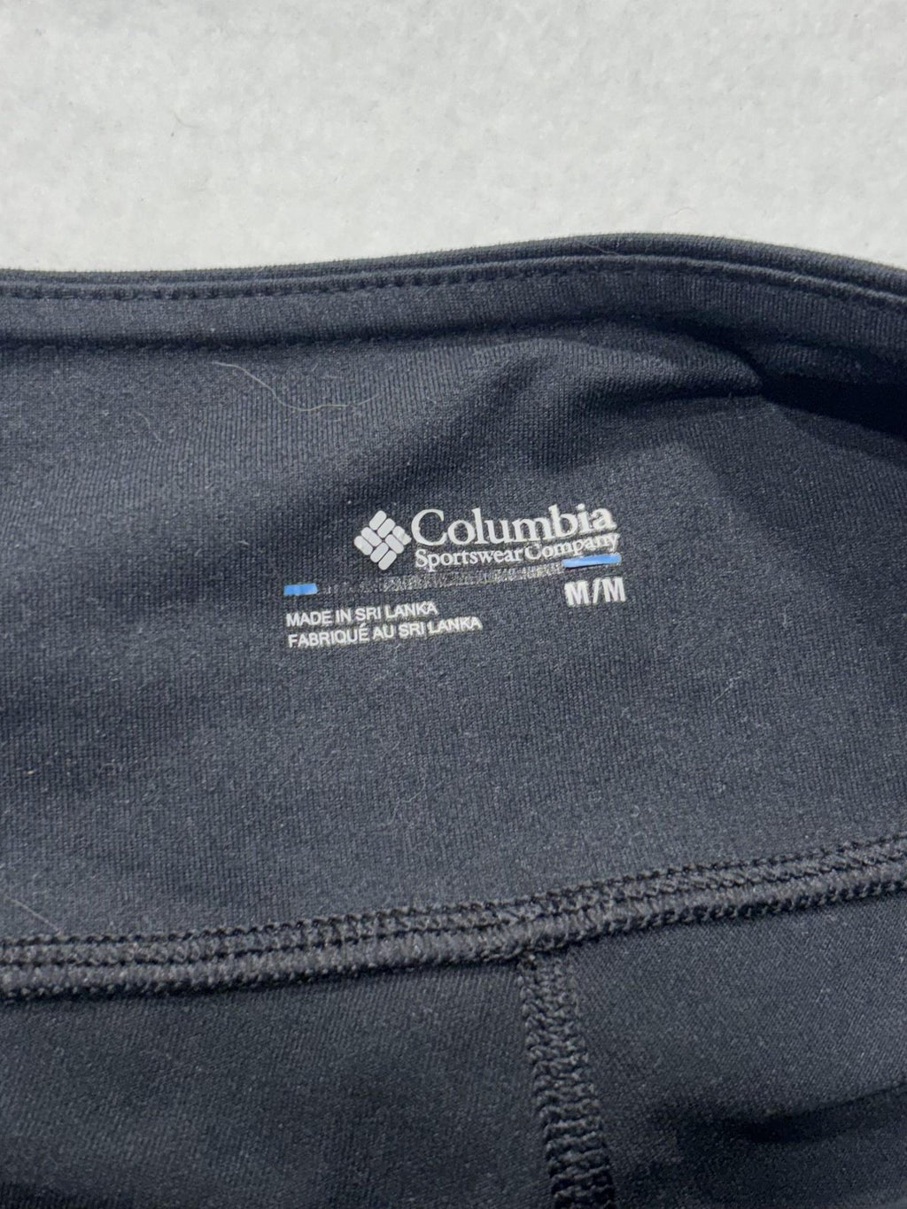 Columbia Leggings Womens Medium Black Stretch Knit Ankle Pull On Athletic Yoga