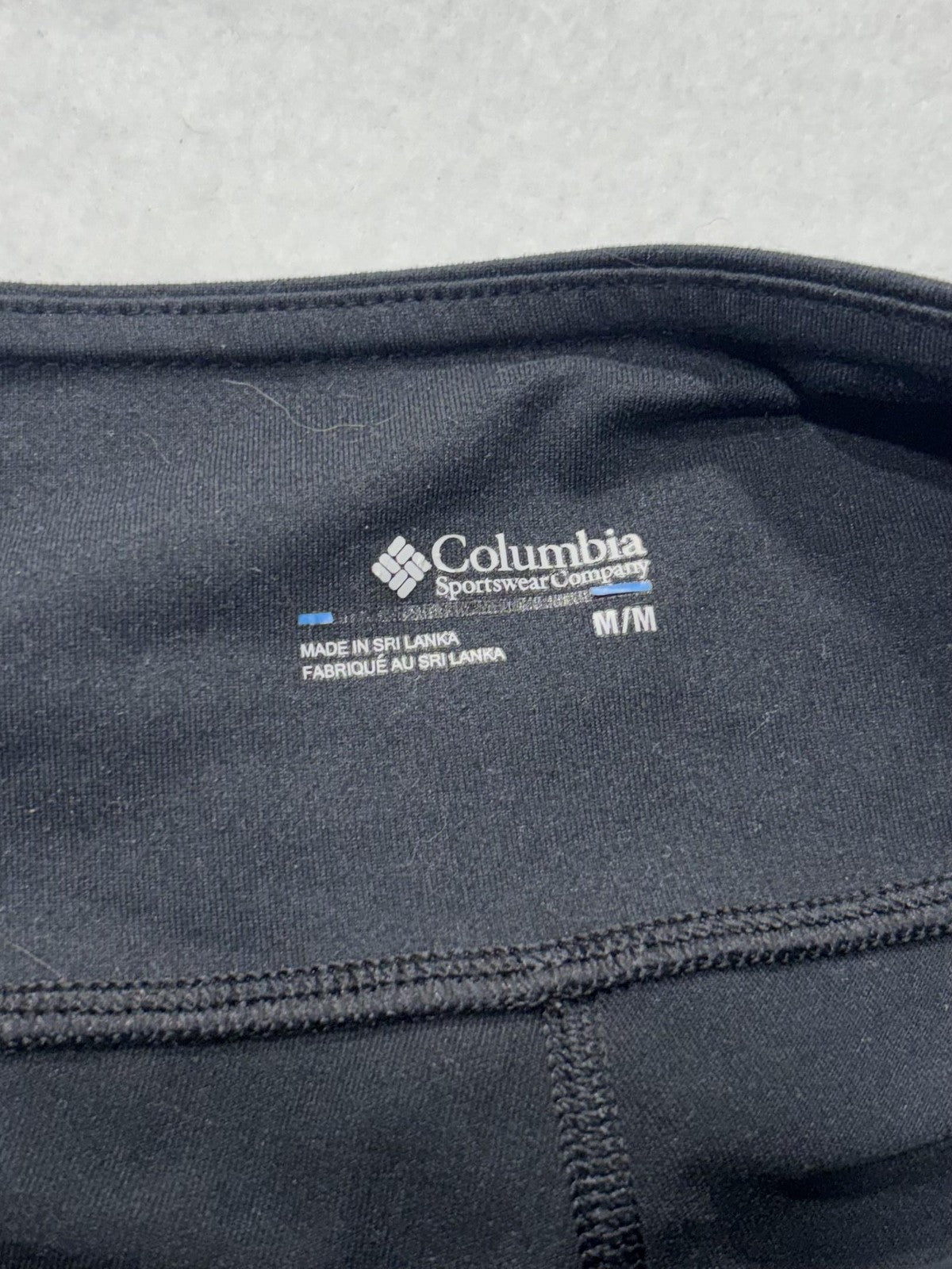 Columbia Leggings Womens Medium Black Stretch Knit Ankle Pull On Athletic Yoga