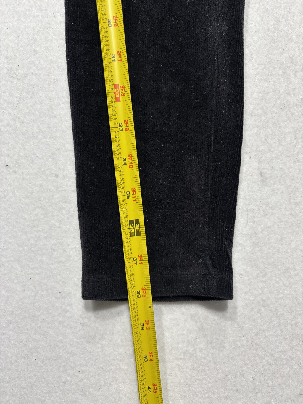 MICHAEL Michael Kors Leggings Womens Large Black Corduroy Pull On Stretch