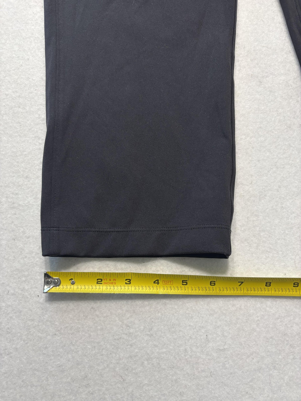 Lululemon Pants Womens 8 Black Cropped Elastic Waist Drawstring Athletic Lounge