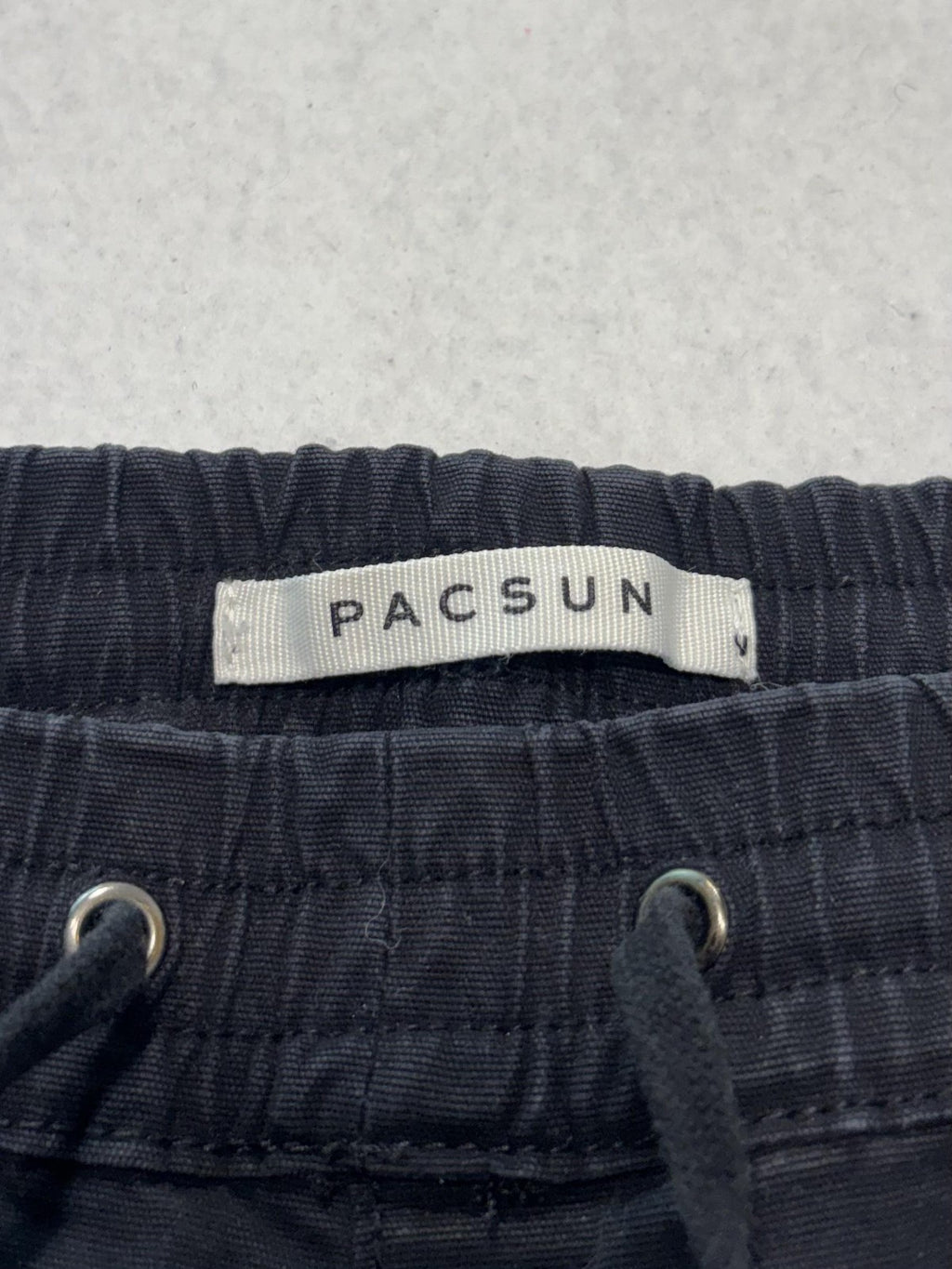 PacSun Mens Black Slim Tapered Cargo Jogger Pants Elastic Waist 28x28 XS