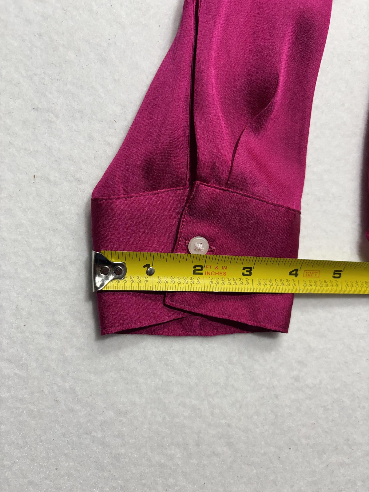 Banana Republic Top Womens S Pink Long Sleeve Scoop Neck Office Blouse