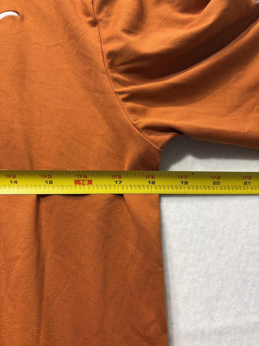 Texas Longhorns Polo Shirt Mens Medium Orange NCAA Golf Columbia Embroidered