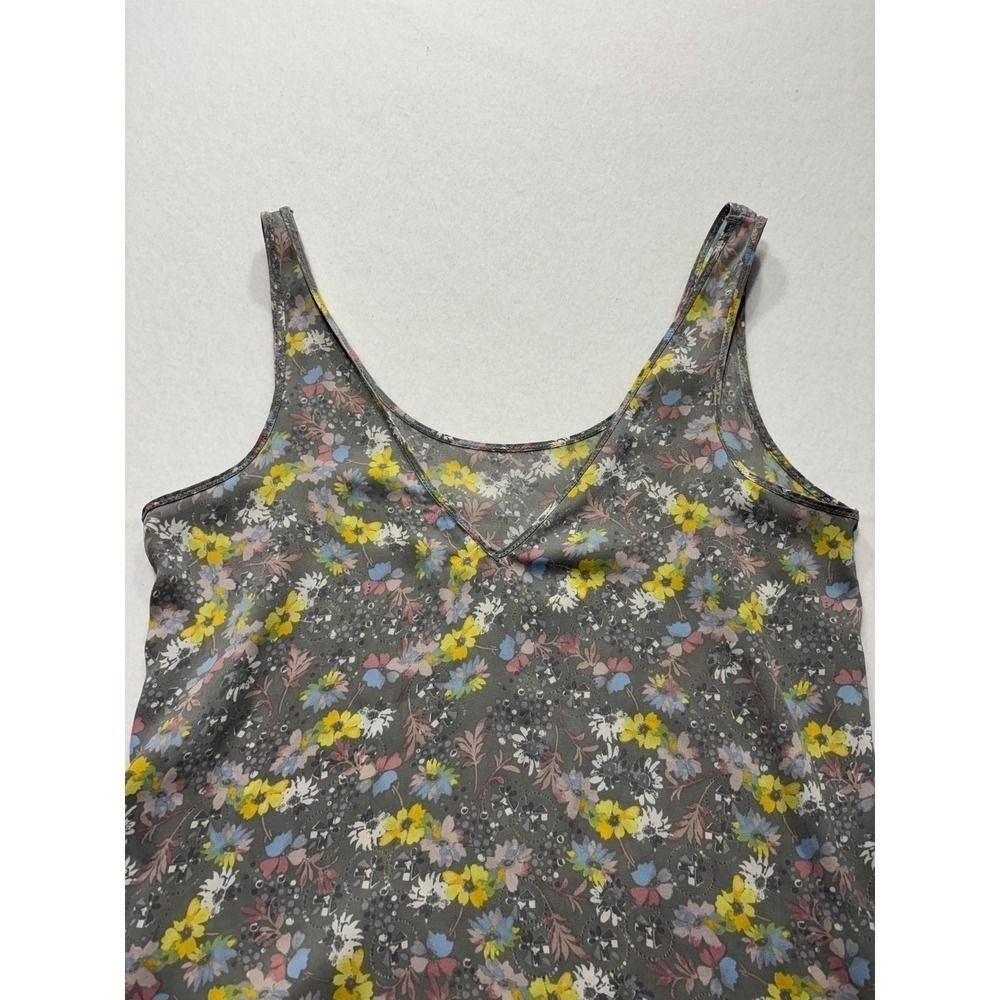 Free People Intimately Floral Camisole Tank Top Gray Ditsy Print Womens Medium