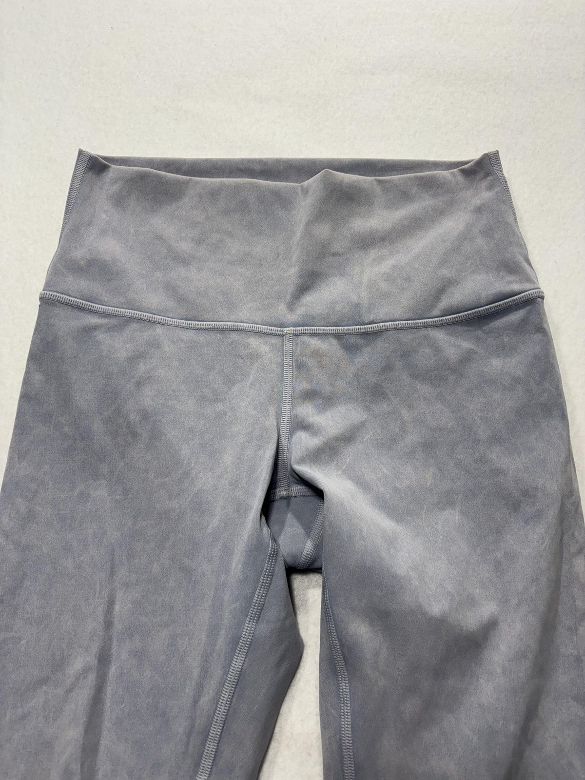 Lululemon Leggings Womens 6 Gray High Rise 27.5" Inseam Ankle Yoga Stretch Knit