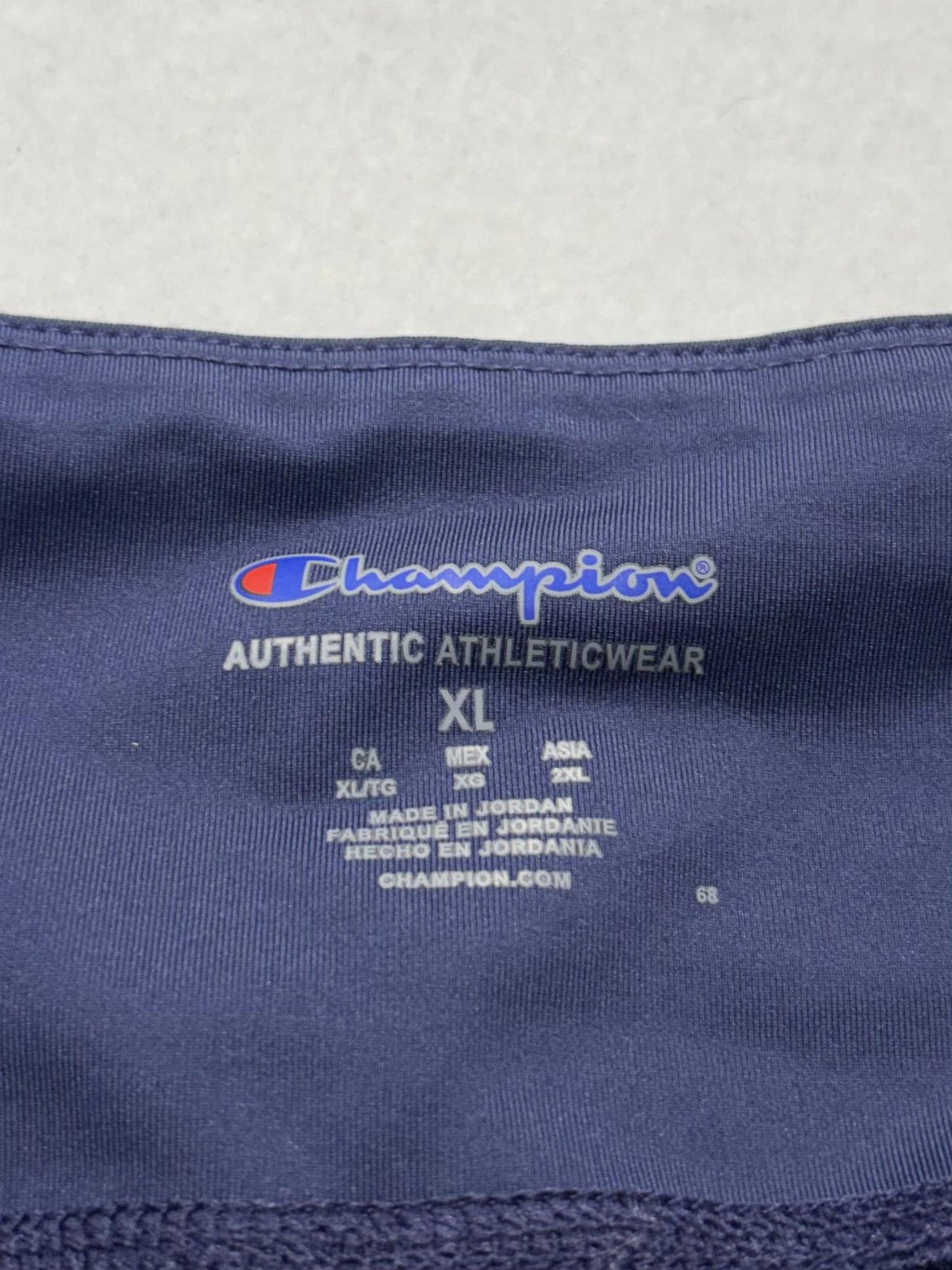 Champion Leggings Womens XL Blue Colorblock Zip Ankle Authentic Athleticwear