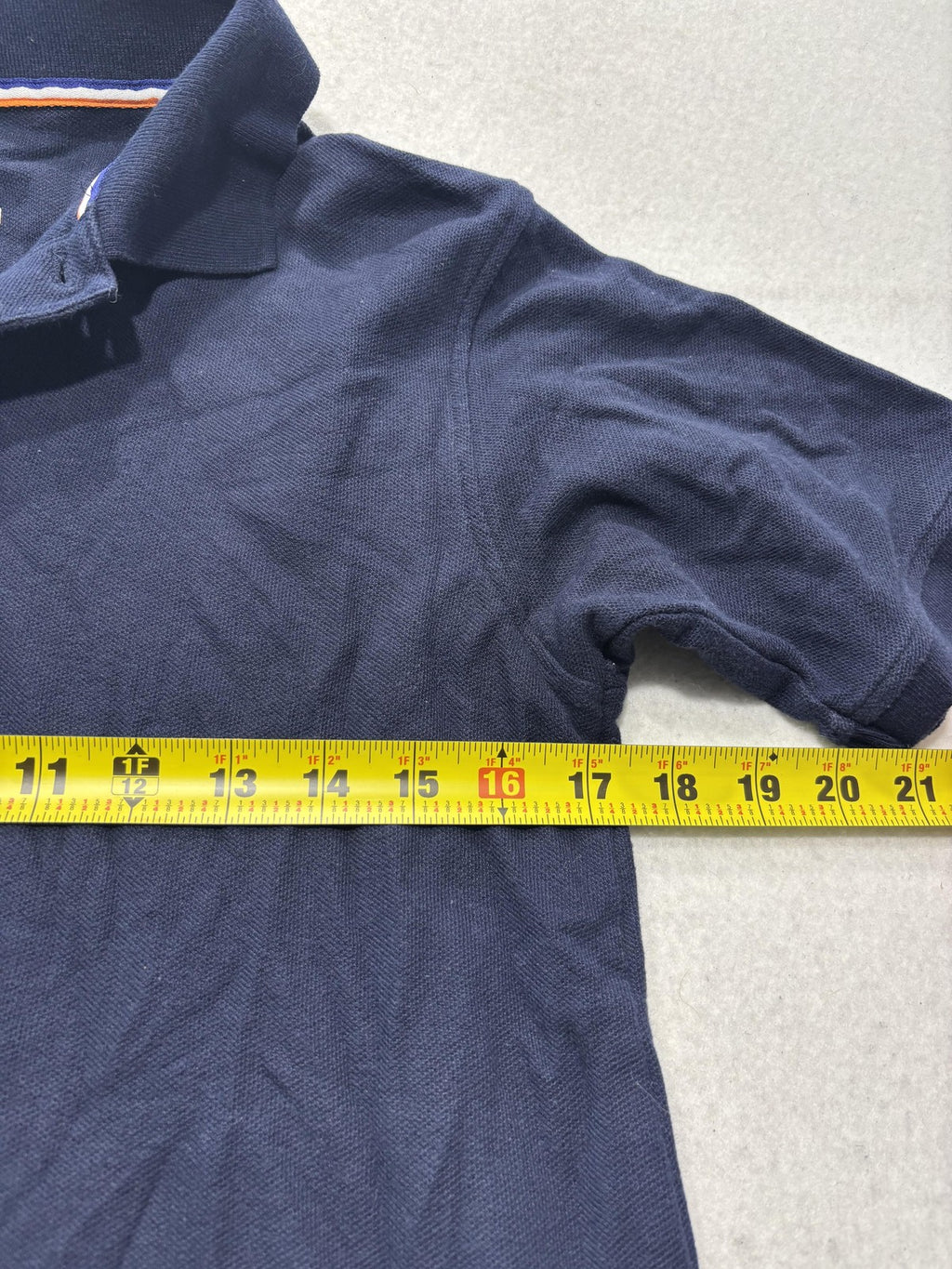 French Toast Polo Shirt Unisex Kids XL 14/16 Blue Short Sleeve School Uniform