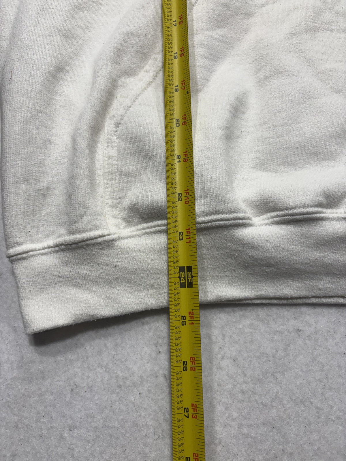 Gildan Hoodie Mens Large White El Dak Cowboy Graphic Fleece Pullover Football