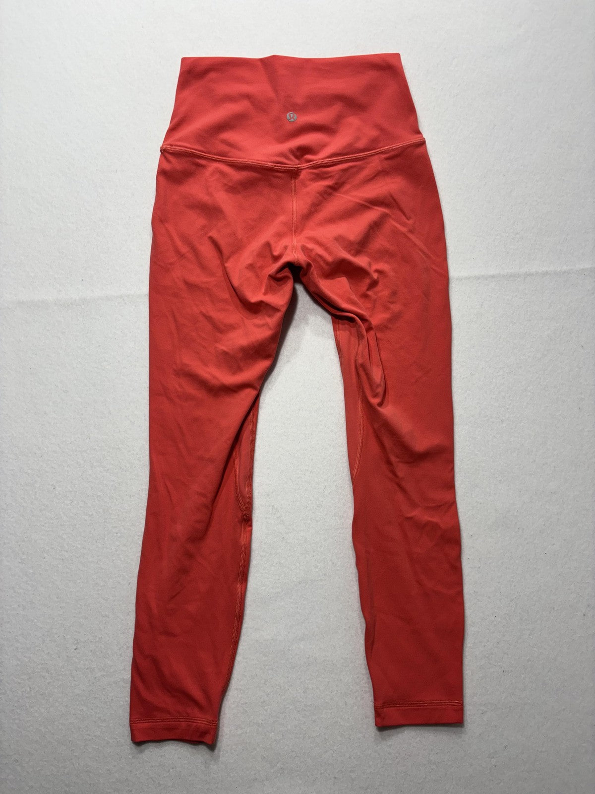 Lululemon Leggings Womens XS Red High Rise 26" Inseam Ankle Yoga Stretch Active