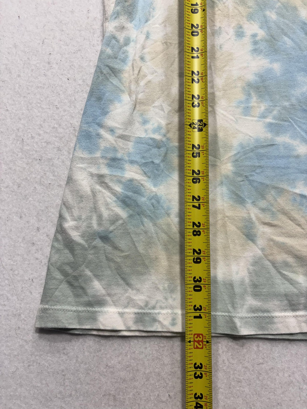 HUF Shirt Mens Large Multicolor Tie Dye Logo Graphic Tee Streetwear Short Sleeve