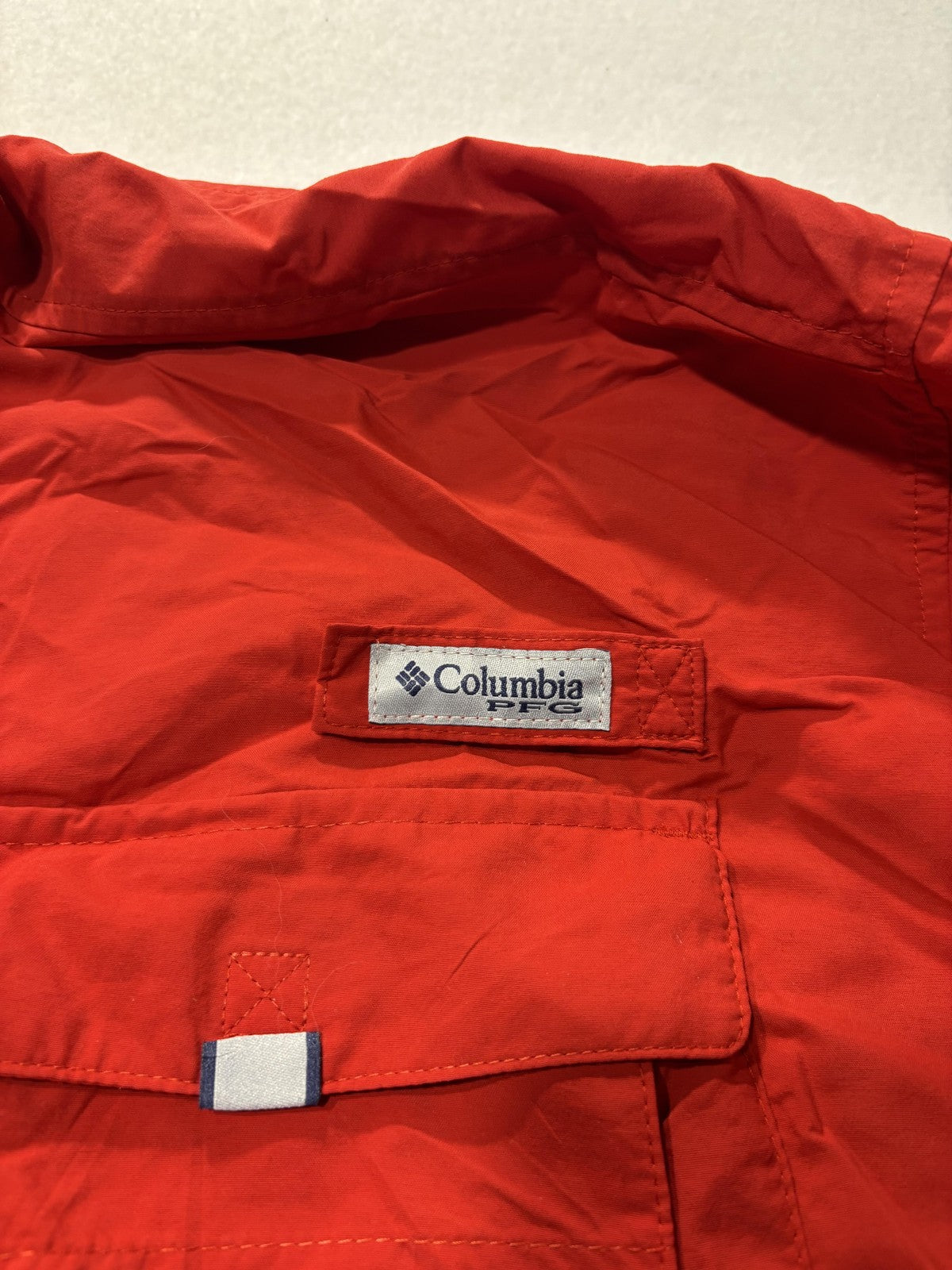 Columbia PFG Bahama Shirt Mens Big 5X Red Long Sleeve Vented Fishing Button Up