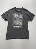 Disney Cars Land Shirt Mens Large Gray Lightning McQueen Classic Graphic Tee