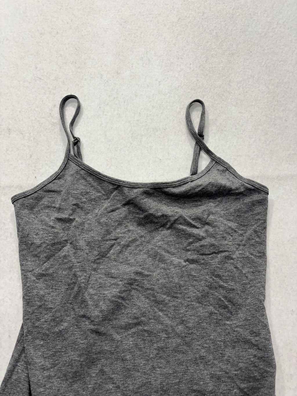 Forever 21 Tank Top Womens M Gray Camisole Adjustable Spaghetti Strap Basic