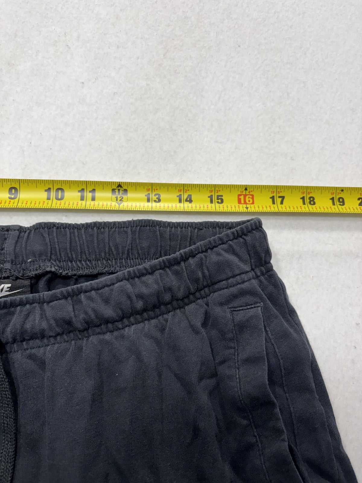 Nike Jogger Pants Mens XL Black Cotton Elastic Waist Tapered Athletic Pockets