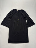 MICHAEL Michael Kors Dress Womens Small Black Scoop Neck Studded Bell Sleeve