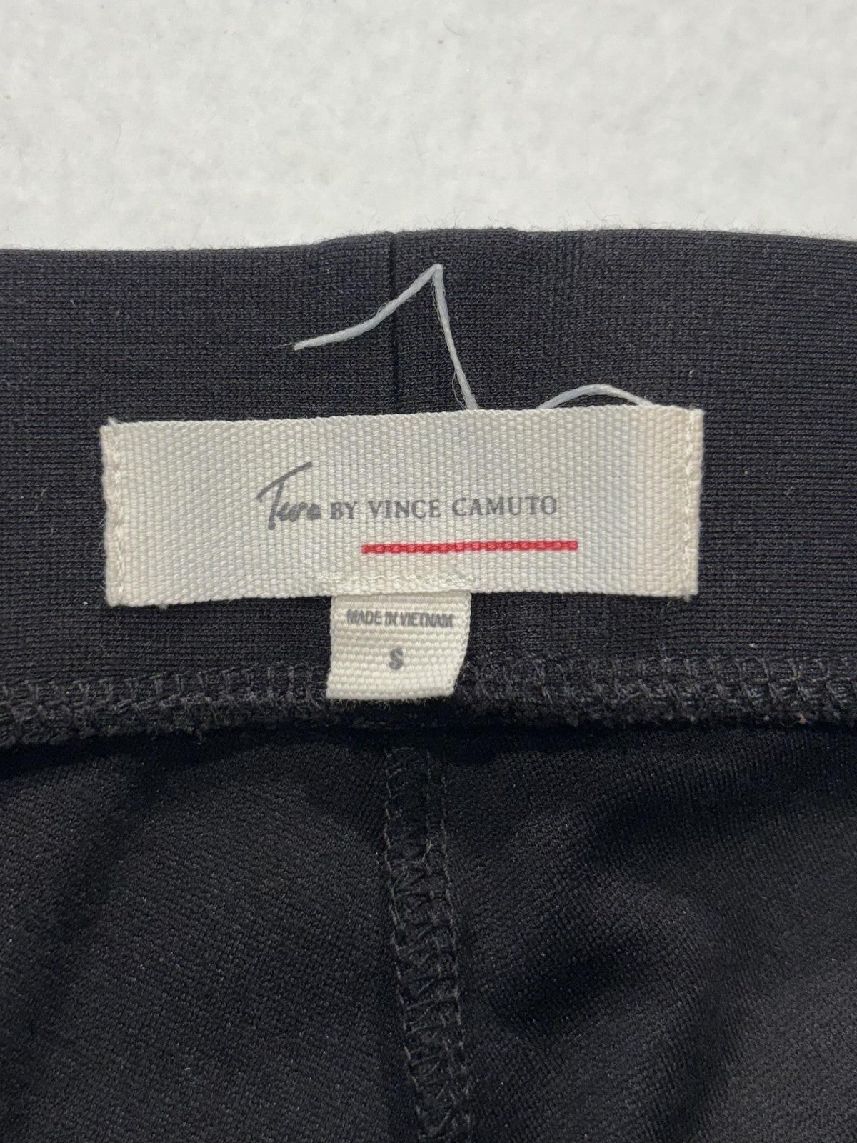 Two By Vince Camuto Leggings Womens Small Black Mid Rise Knit Ankle Stretch