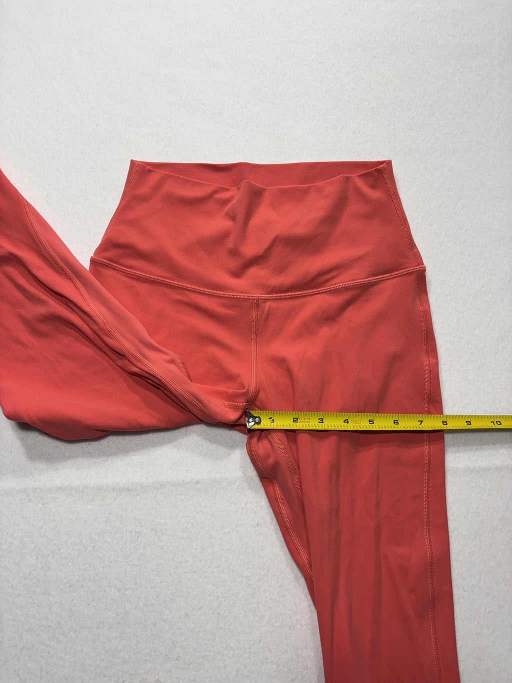 Lululemon Leggings Womens XS Red High Rise 26" Inseam Ankle Yoga Stretch Active
