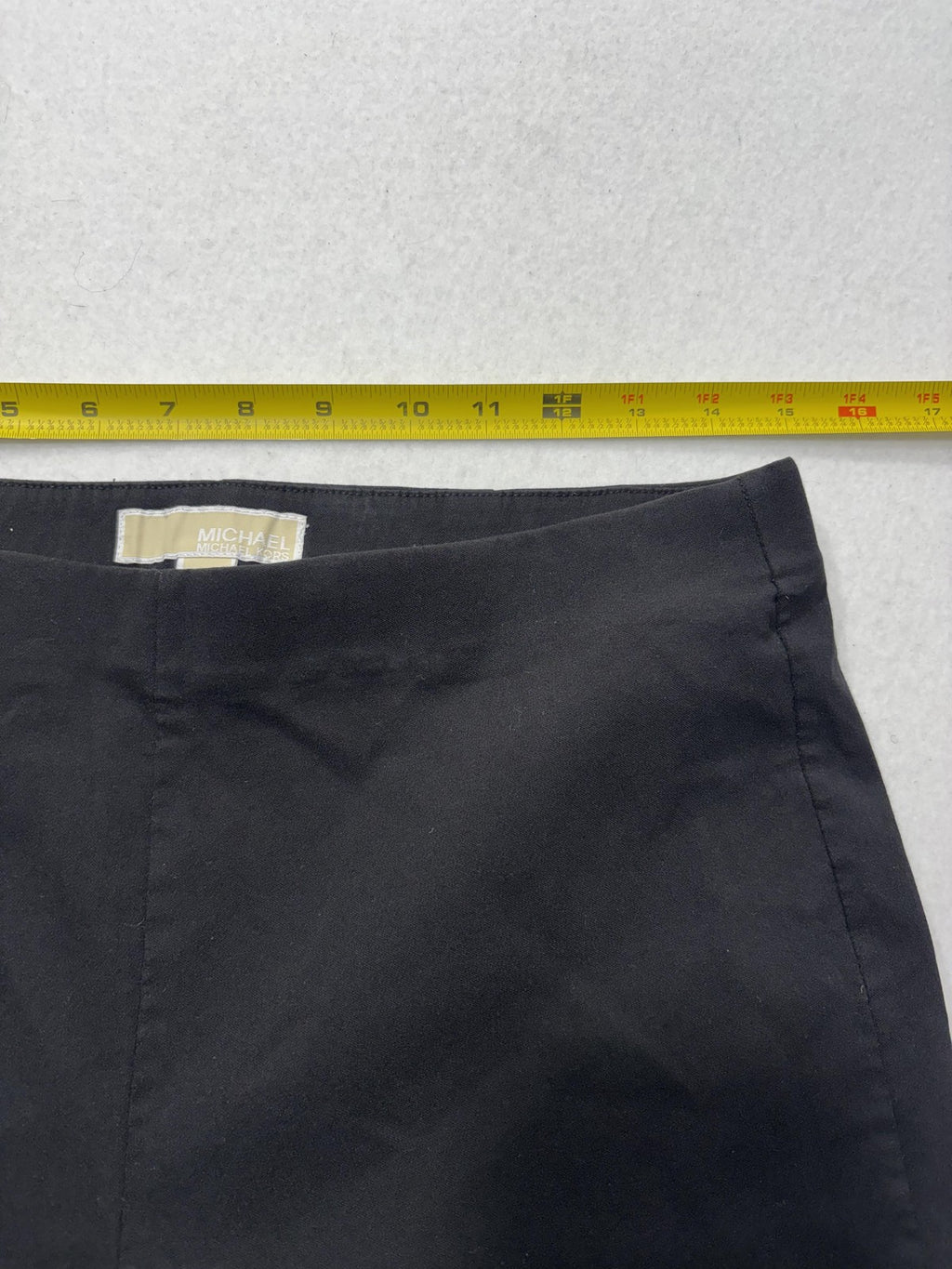 MICHAEL Michael Kors Leggings Womens Large Black Pull On Mid Rise Ankle Stretch