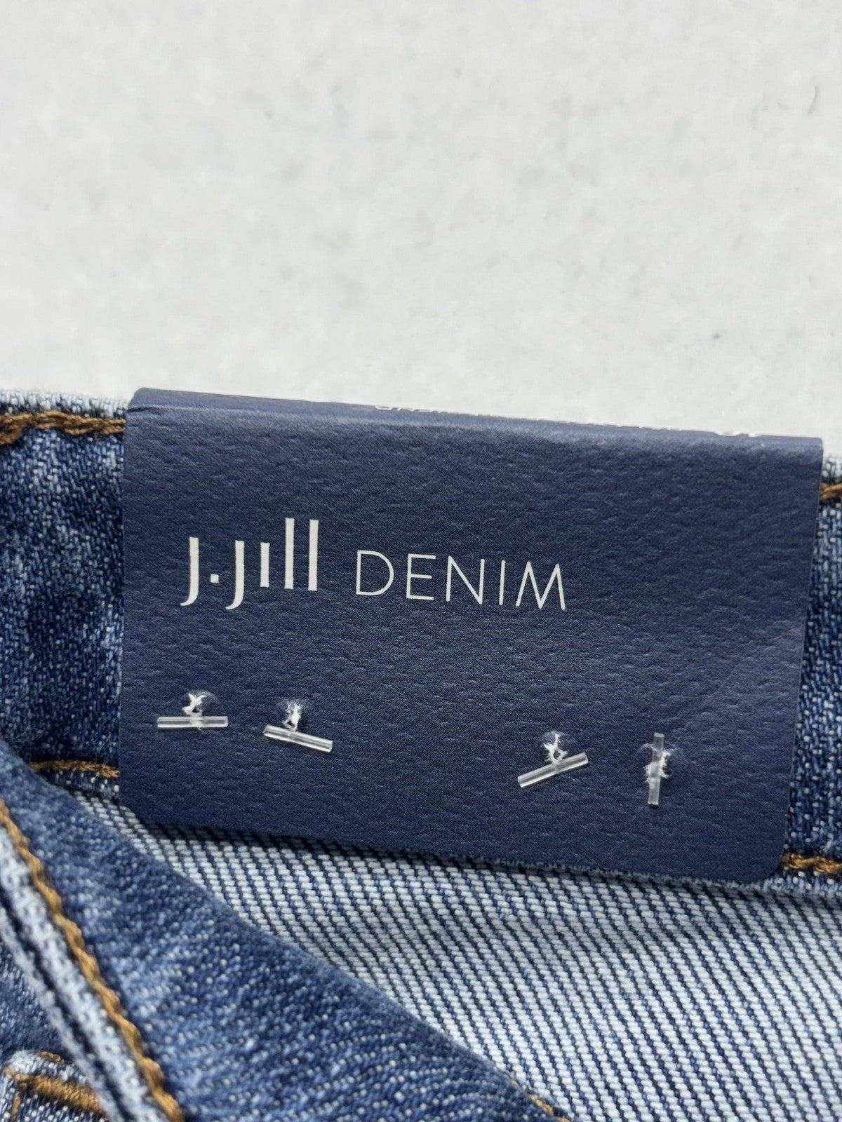J. Jill Denim Jeans Womens 10P Blue Surfside Wash Relaxed Boyfriend Cuffed Ankle
