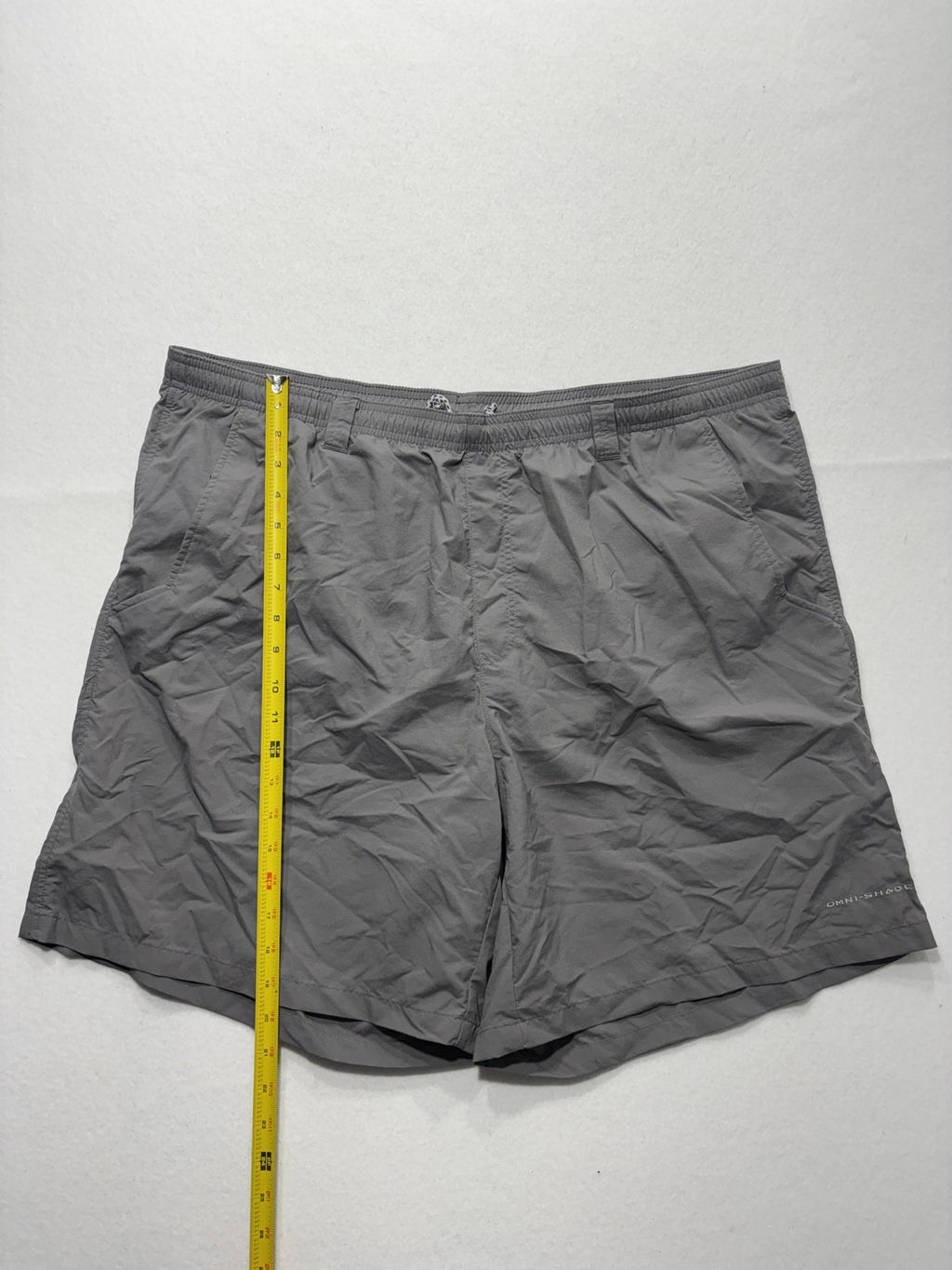 Columbia PFG Omni-Shade Swim Shorts Mens Big 1X Gray Fishing Quick Dry Lined